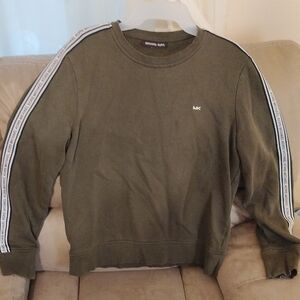 Michael Kors Men's Crewneck Sweater in Olive